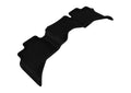 3D MAXPIDER L1DG01821509 Kagu Floor Liners for Dodge Ram Quad Cab, Second Row, Black Textured Plastic
