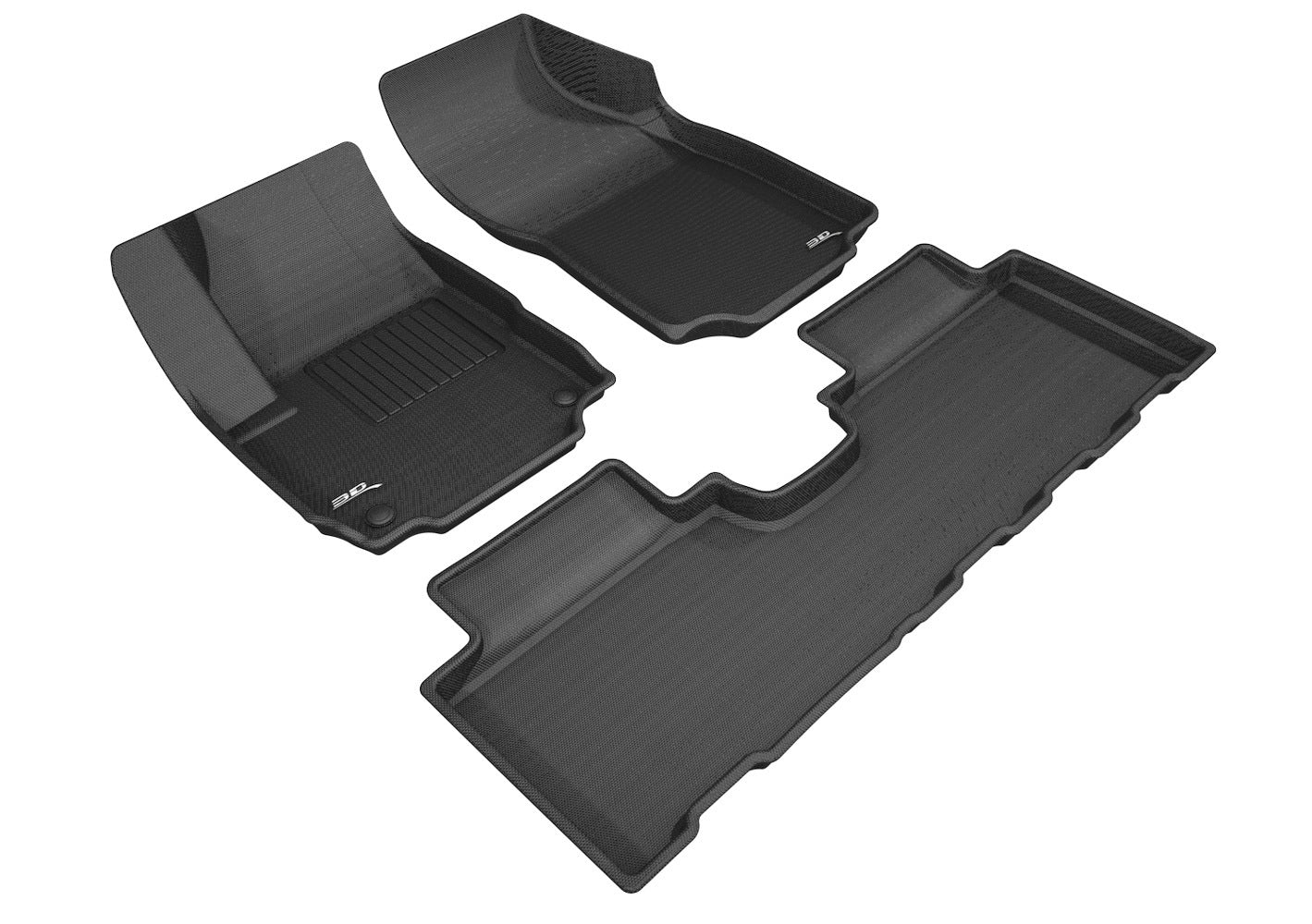 3D MAXPIDER L1GM02301509 Kagu Front and Second Row Floor Liners for GMC Terrain 2018-2021
