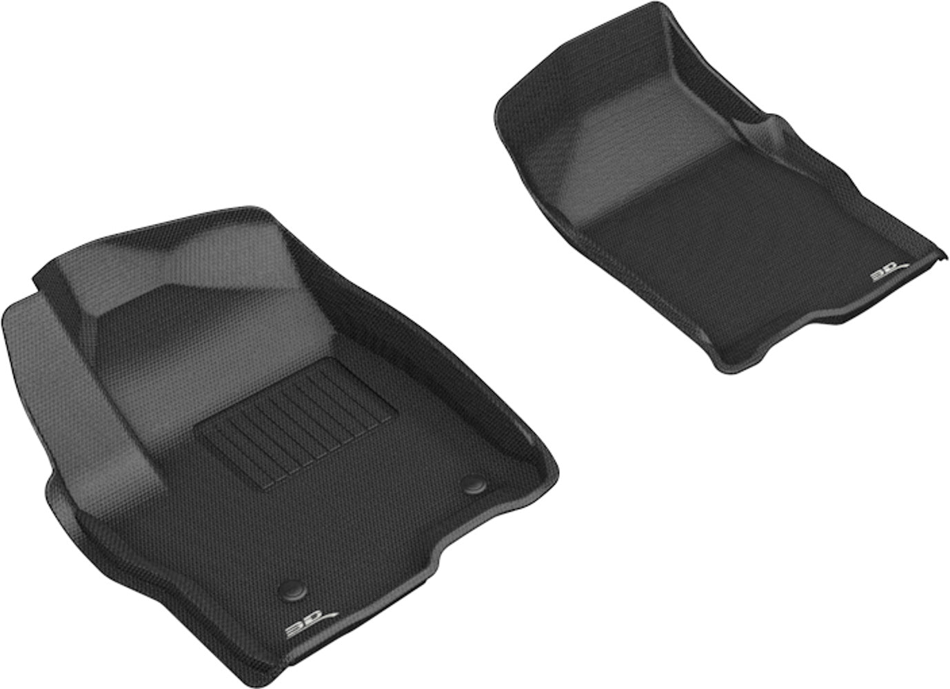 3D MAXPIDER L1GM02511509 Kagu Front Floor Liner for GMC Sierra 1500 Crew Cab 2019-2021
