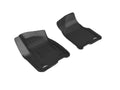 3D MAXPIDER L1GM02911509 All Weather Front Floor Liner for Chevy Tahoe 2021, Black Textured Plastic