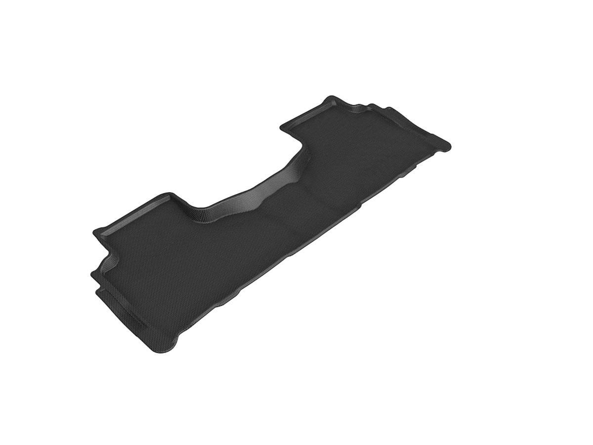 3D MAXPIDER L1GM02921509 Kagu All Weather Second Row Floor Liner for Chevy Tahoe 2021, Black Textured Plastic
