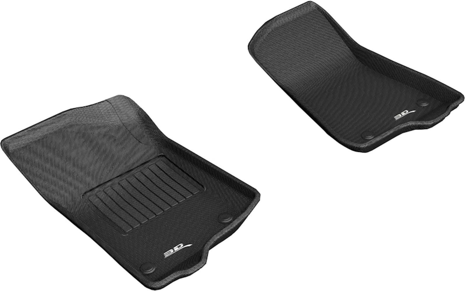 3D MAXPIDER L1JP01911509 Kagu Front Floor Liner for Jeep Gladiator 2020-2023 and Jeep Wrangler JL 2018-2023