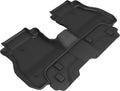 3D MAXPIDER L1JP02221509 Kagu Floor Liners for Jeep Gladiator 2020-2021, Second Row, Black Textured Plastic