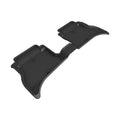 3D MAXPIDER L1JP02421509 Kagu Second Row Floor Liner for Jeep Wrangler JL 2021-2024, Black Textured Plastic
