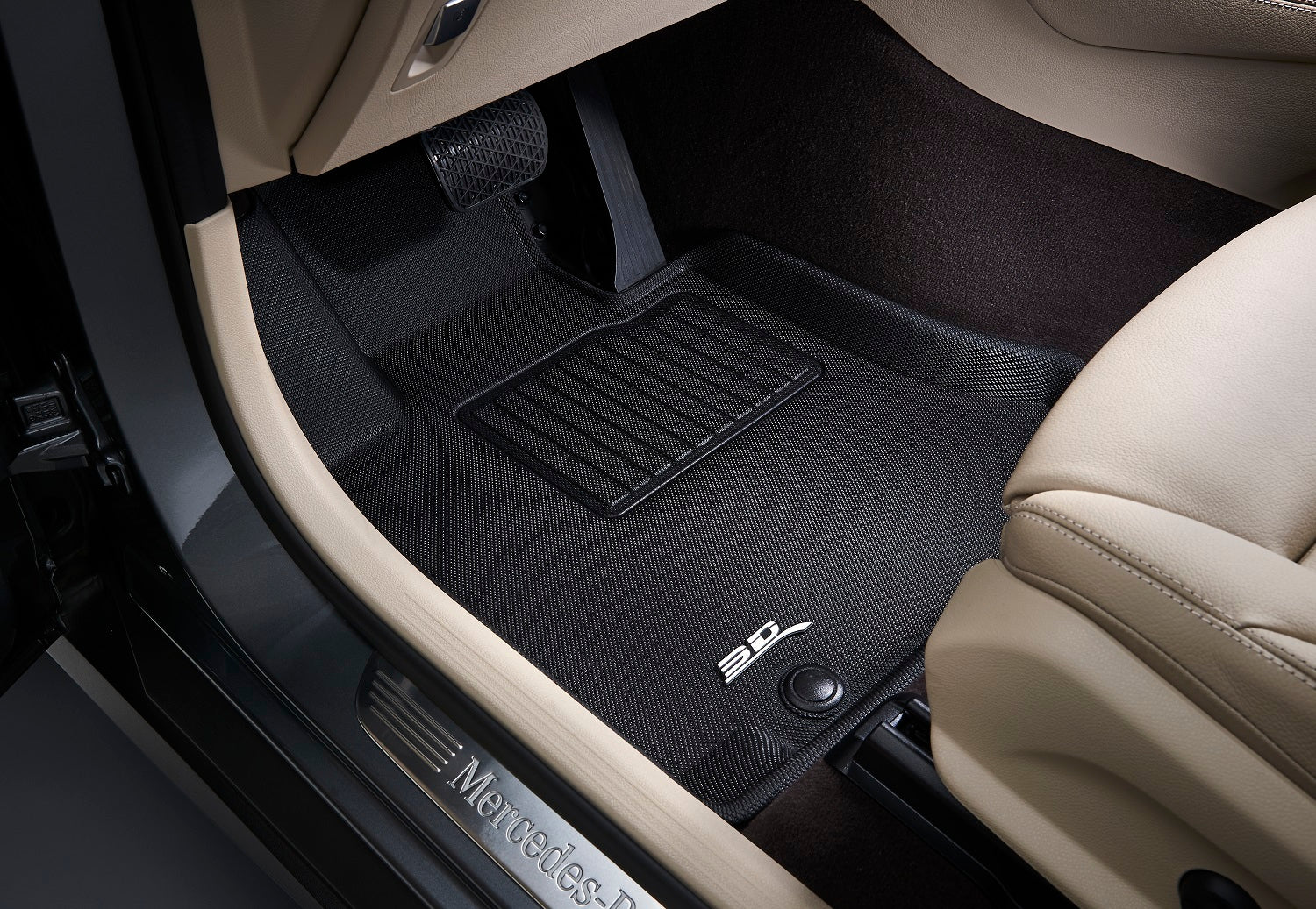 3D MAXPIDER L1JP02621509 Jeep Grand Cherokee Rear Floor Liner Black Textured Plastic
