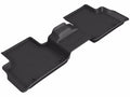 3D MAXPIDER L1JP02721509 Kagu Second Row Floor Liner for Jeep Grand Cherokee L 2021-2024, Black Textured Plastic