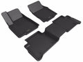 3D MAXPIDER L1JP02731509 Kagu Floor Liner for Jeep Grand Cherokee L 2021-2024, Third Row, Black Textured Plastic