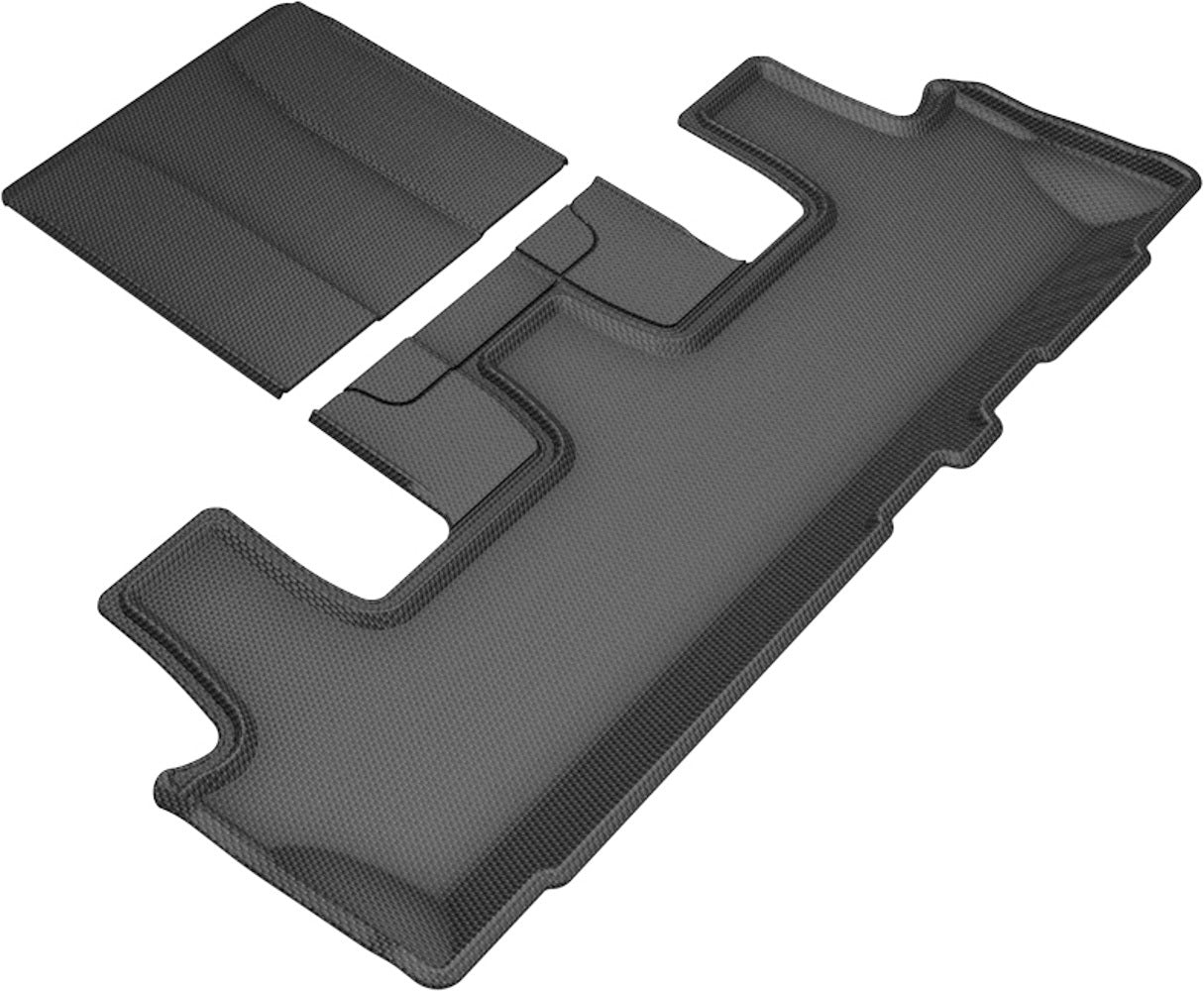 3D MAXPIDER L1LC01231509 Kagu Floor Liners for Ford Expedition 2018-2021, 3rd Row, Black Textured Plastic