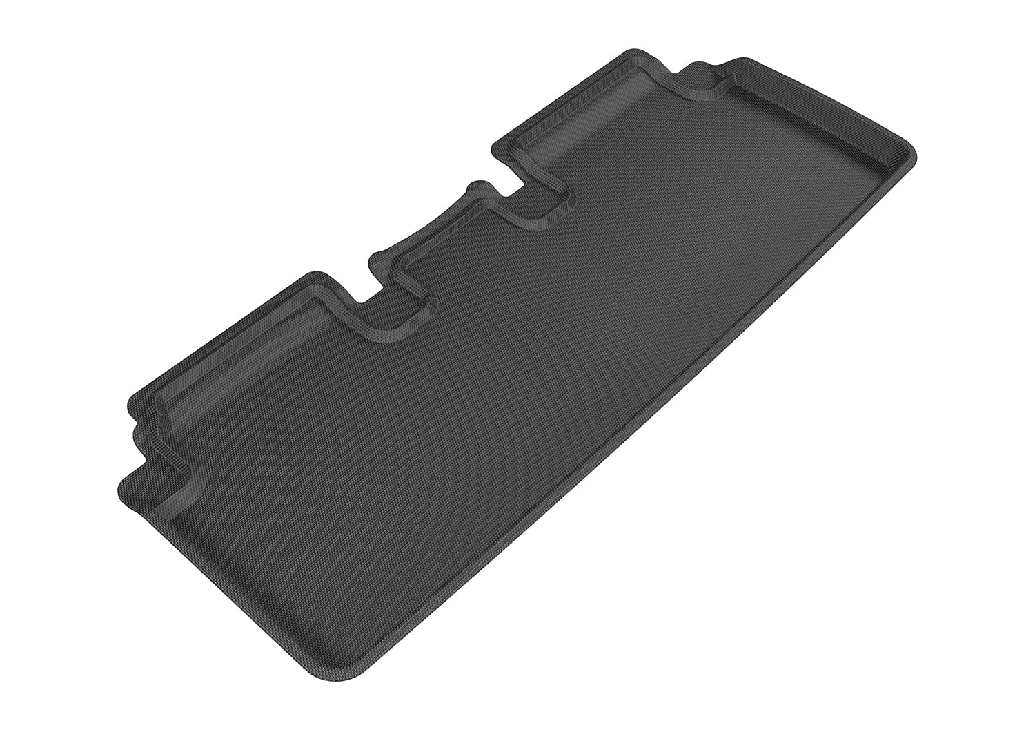 3D MAXPIDER L1TL00021509 Kagu Rear Floor Liner for Tesla Model S 2012-2019, Black Textured Plastic