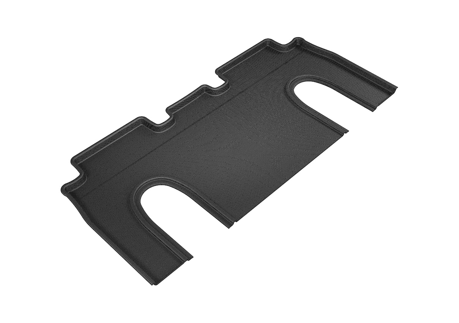 3D MAXPIDER L1TL00121509 Kagu Rear Floor Liner for Tesla Model X 2016-2021, Black Textured Plastic