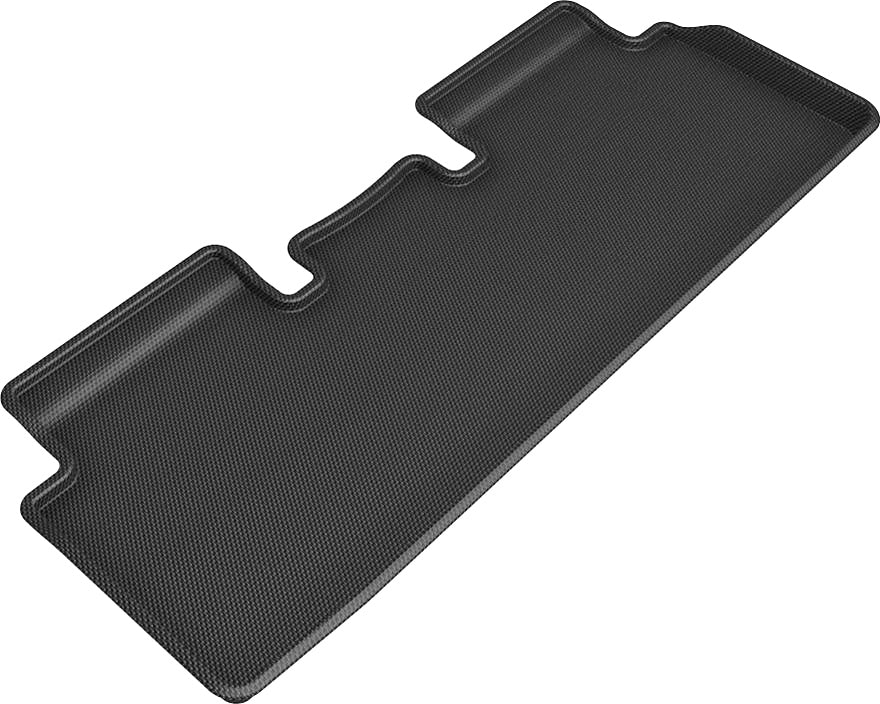 3D MAXPIDER L1TL02021509 Kagu Rear Floor Liners for Tesla Model S 2020-2021, Black Textured Plastic