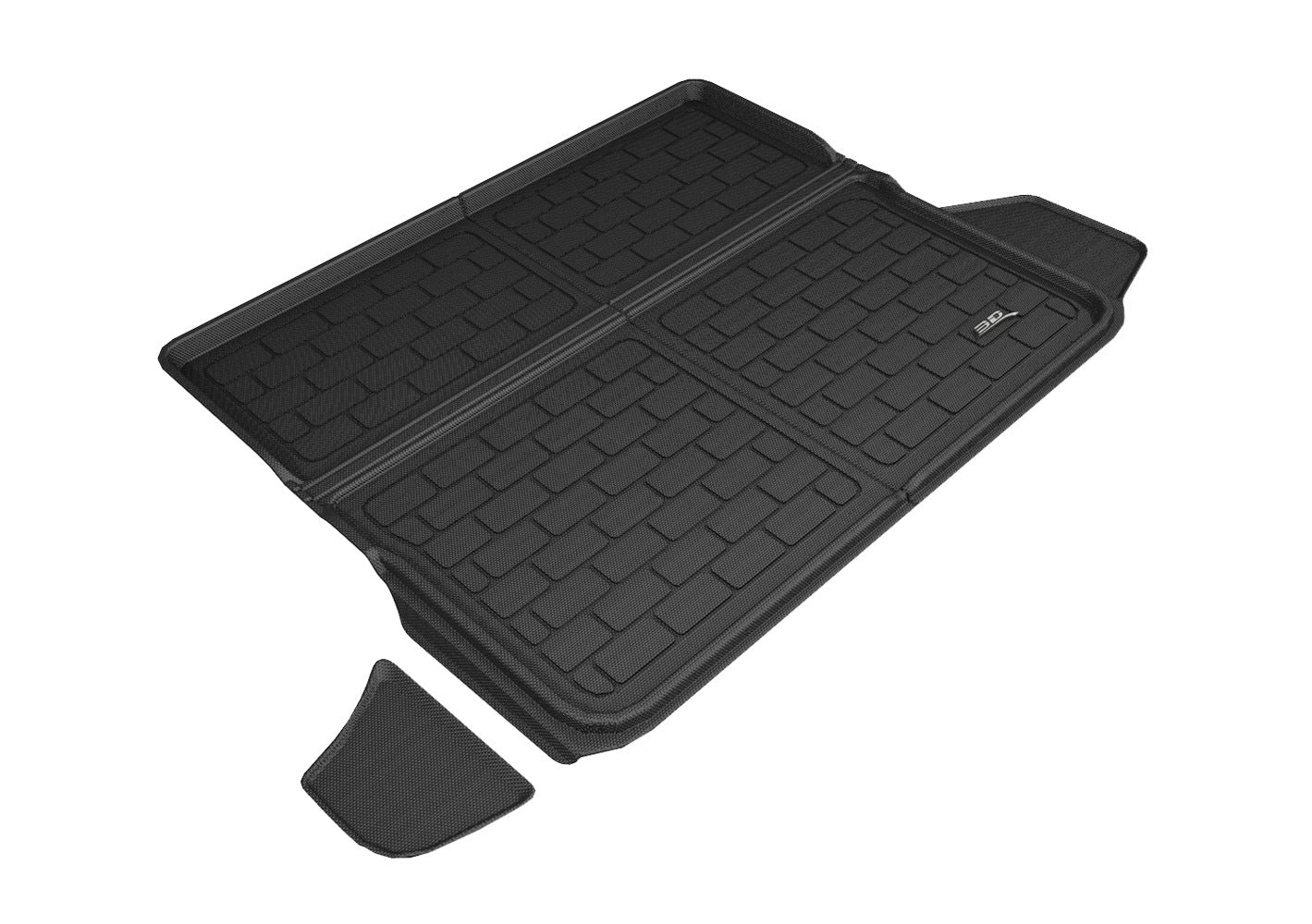 3D MAXPIDER M1CH0851309 Kagu Cargo Liner for Chevrolet Equinox 2018-2021, Behind 2nd Row, Plastic, Black Textured Finish