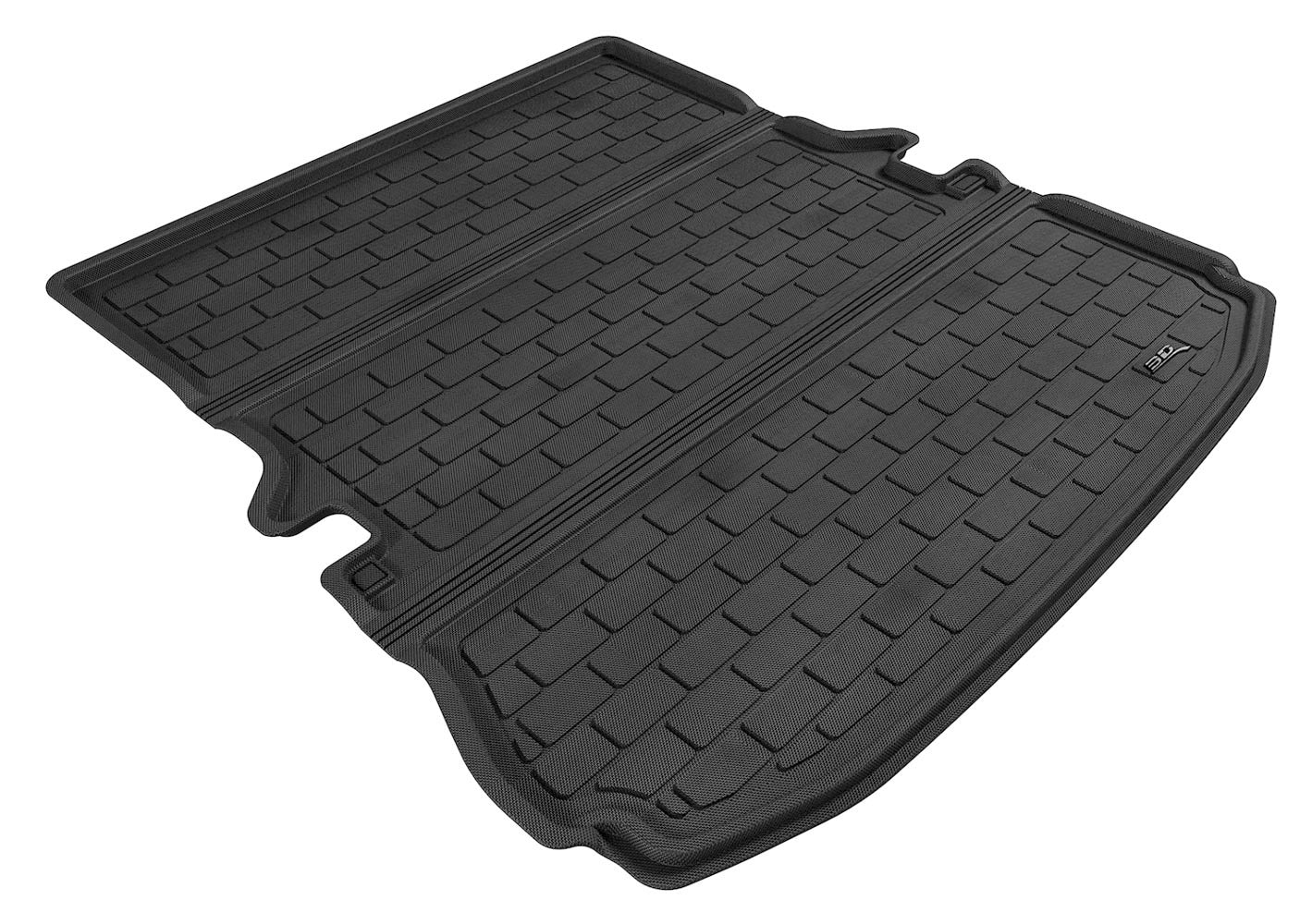 3D MAXPIDER M1FR0361309 Kagu Cargo Liner for Ford Explorer 2011-2019, Black Textured Plastic Behind Second Row
