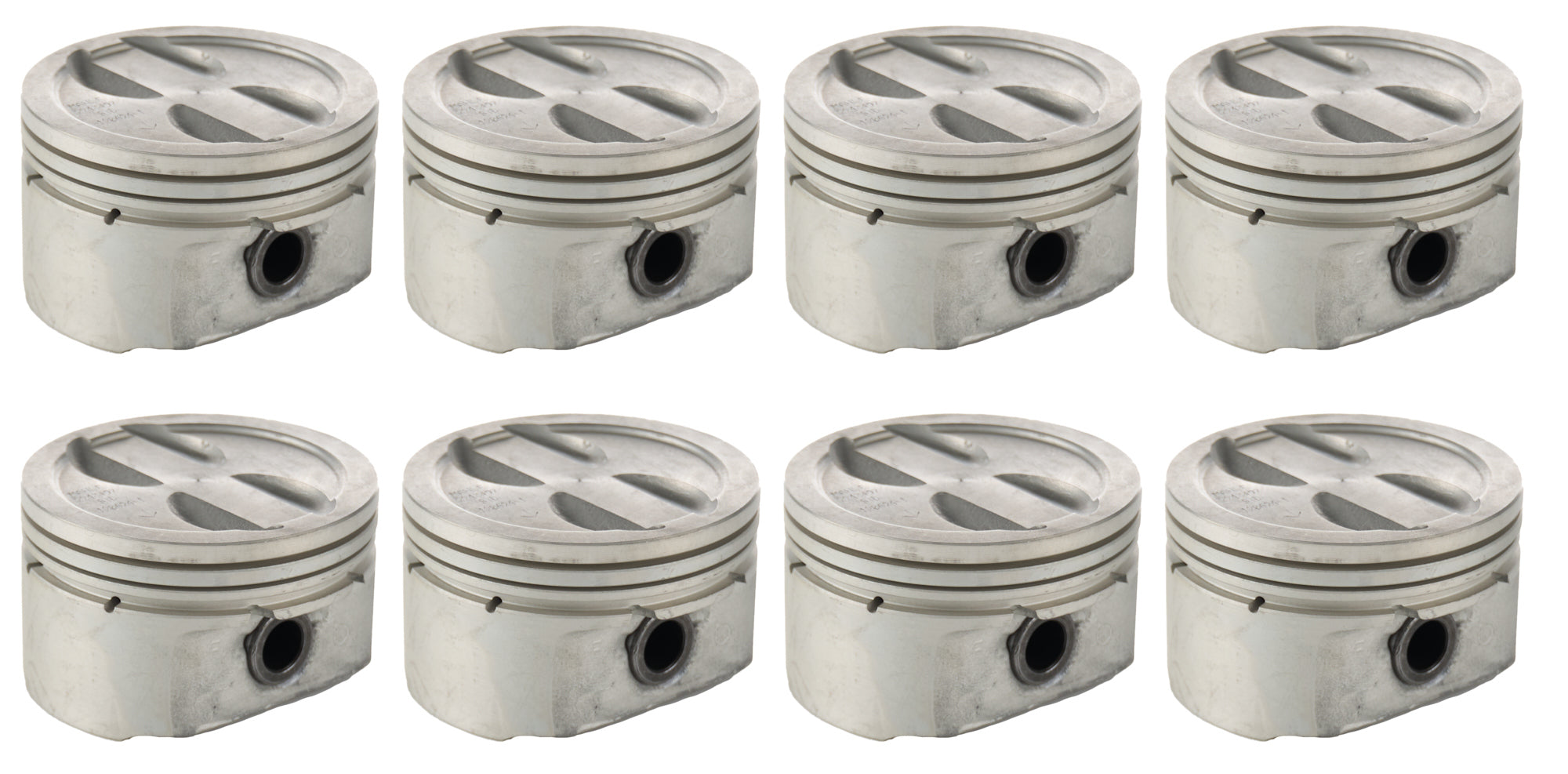 Mahle Original SBC FT Piston Set for Small Block Chevy 4.000 Inch Bore 1990-1996 Corvette