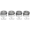 MAHLE ORIGINAL/CLEVITE Piston Set with Rings for GM 6.6L Duramax, Passenger Side, 4 Pack