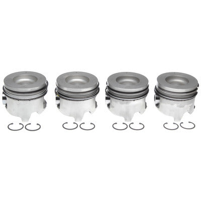 MAHLE ORIGINAL/CLEVITE Piston Set with Rings for GM 6.6L Duramax, Passenger Side, 4 Pack