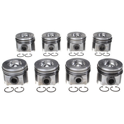 MAHLE Original Clevite 2243503WR020 Piston Set with Rings for Ford 6.0L Diesel Engine