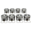 MAHLE Original/Clevite Piston Set with Rings for Ford 6.4L Diesel Engine