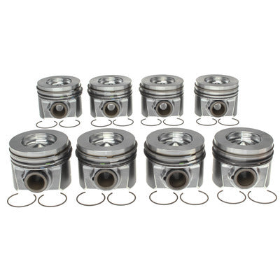 MAHLE Original/Clevite Piston Set with Rings for Ford 6.4L Diesel Engine