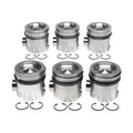 MAHLE ORIGINAL/CLEVITE Piston Set with Rings for Dodge 5.9L Cummins