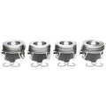 MAHLE ORIGINAL/CLEVITE Piston Set with Rings for GM 6.6L Duramax, Passenger Side, 4 Pack, 4.055 Inch Bore, Cast Dish Design