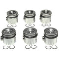 MAHLE ORIGINAL/CLEVITE Piston Set with Rings for Dodge Cummins 6.7L Engine, 4.233 Inch Bore