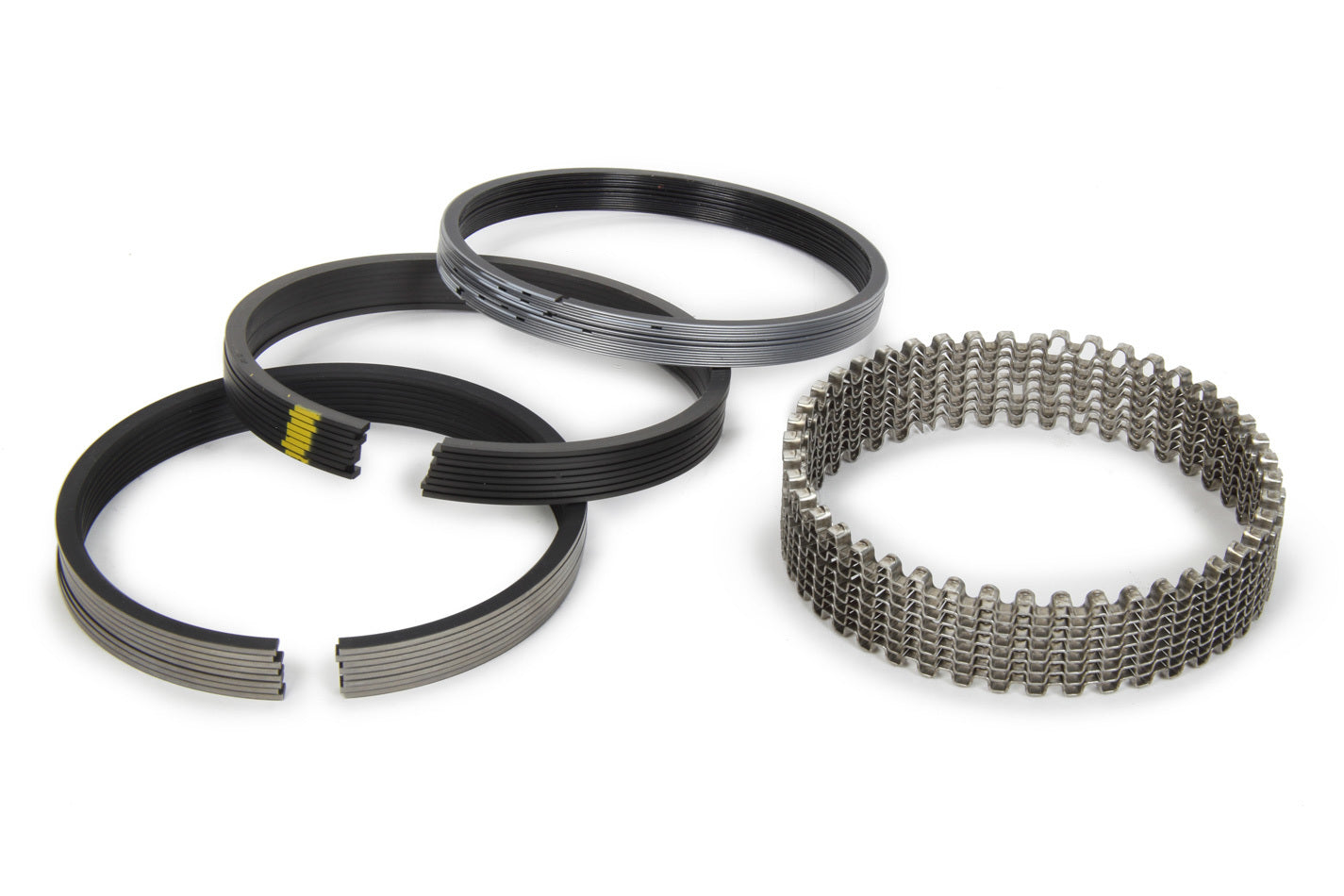 MAHLE Original Piston Ring Set 3150005005 for 4.000 Inch Bore with Steel Plasma Moly Finish