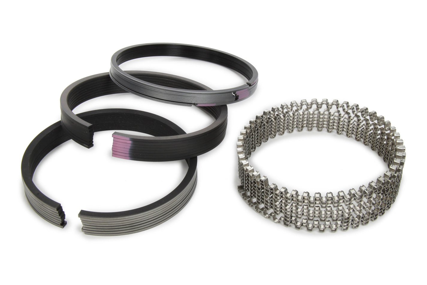 MAHLE Original 40141CP030 Piston Ring Set for 4.155 Inch Bore with Plasma Moly Coating