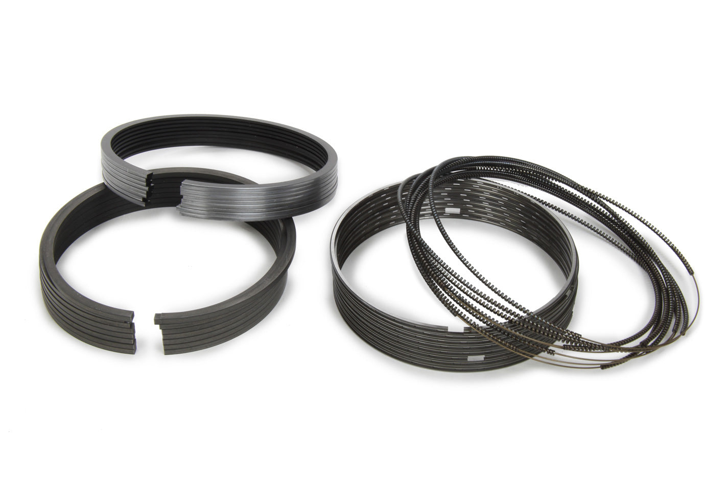 MAHLE Original/Clevite 41909010 Diesel Piston Ring Set for 6.6L GM Duramax, 4.065 Inch Bore, Moly Coated