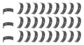 Mahle Original Clevite CB1512VNCTL30 Lower Connecting Rod Bearings Set for Mopar 426 Hemi and RB-Series Engines