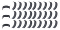 MAHLE ORIGINAL CLEVITE CB1512VNCTU30 Upper Connecting Rod Bearings Set of 30 for Mopar 426 Hemi and RB-Series Engines