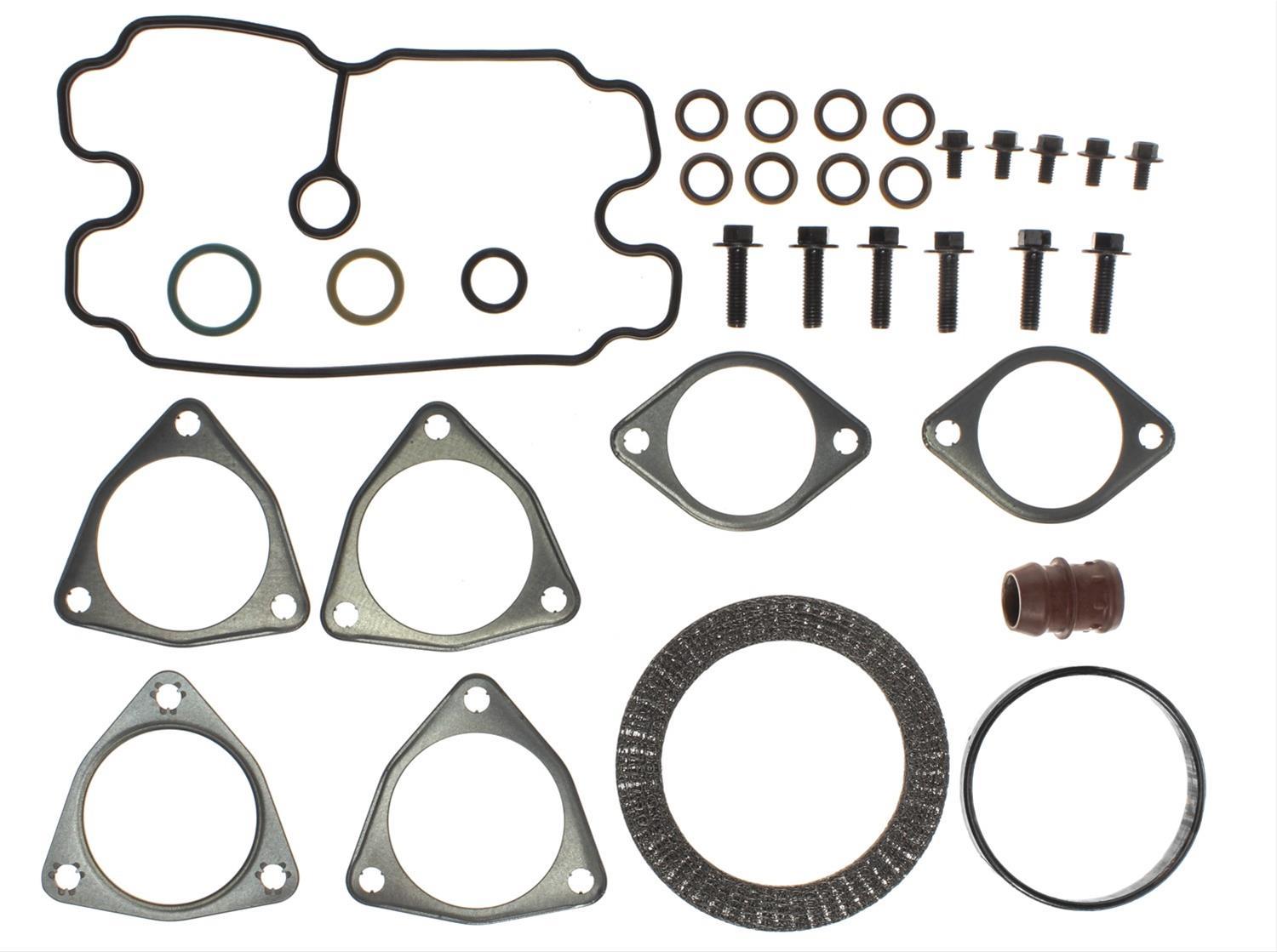 MAHLE ORIGINAL/CLEVITE Turbo Mount Gasket Set for Ford 6.4L Diesel with Hardware and O-Rings