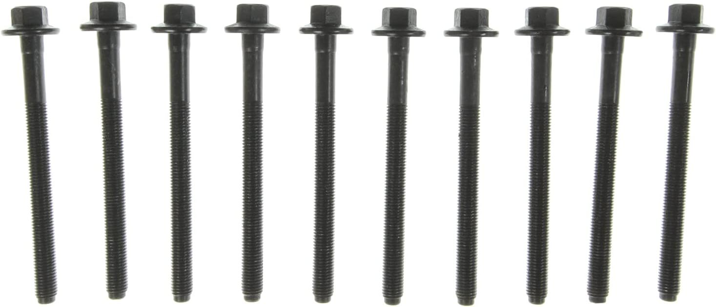MAHLE ORIGINAL/CLEVITE GS33758 Cylinder Head Bolt Kit for Ford 5.0L Coyote Engine, Hex Head, Steel, Black Oxide Finish, Set of 10