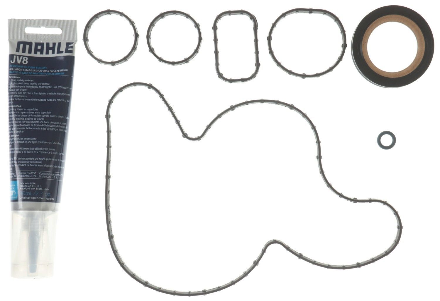 MAHLE ORIGINAL/CLEVITE JV5289 Timing Cover Gasket Set for Ford 7.3L Godzilla Engine
