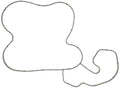 MAHLE ORIGINAL/CLEVITE Water Pump Gasket for 2014-2022 Hemi 6.4L, Rubber, 0.305 Inch Thickness