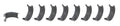 MAHLE ORIGINAL/CLEVITE MB3249VCTL9 Lower Main Bearings Set of 9 for Mopar 426 Hemi
