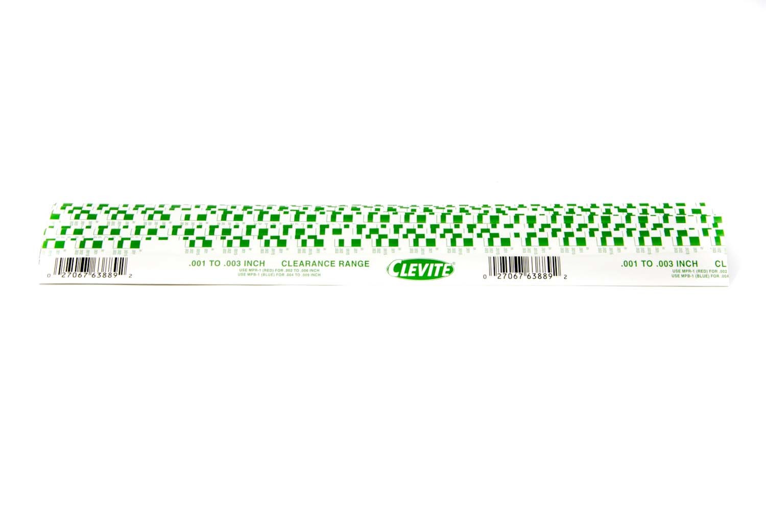 MAHLE Original/CLEVITE M77MPG1 Plastic Gauge Set, Green, 0.001 to 0.003 Inches Measurement Range, 11 Inches Length, Set of 12