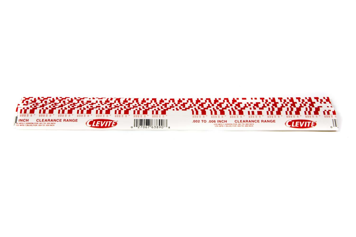 MAHLE ORIGINAL/CLEVITE M77MPR1 Plastigage Set, Red, 0.002 to 0.006 Inch Measurement Range, 11 Inch Length, Pack of 12