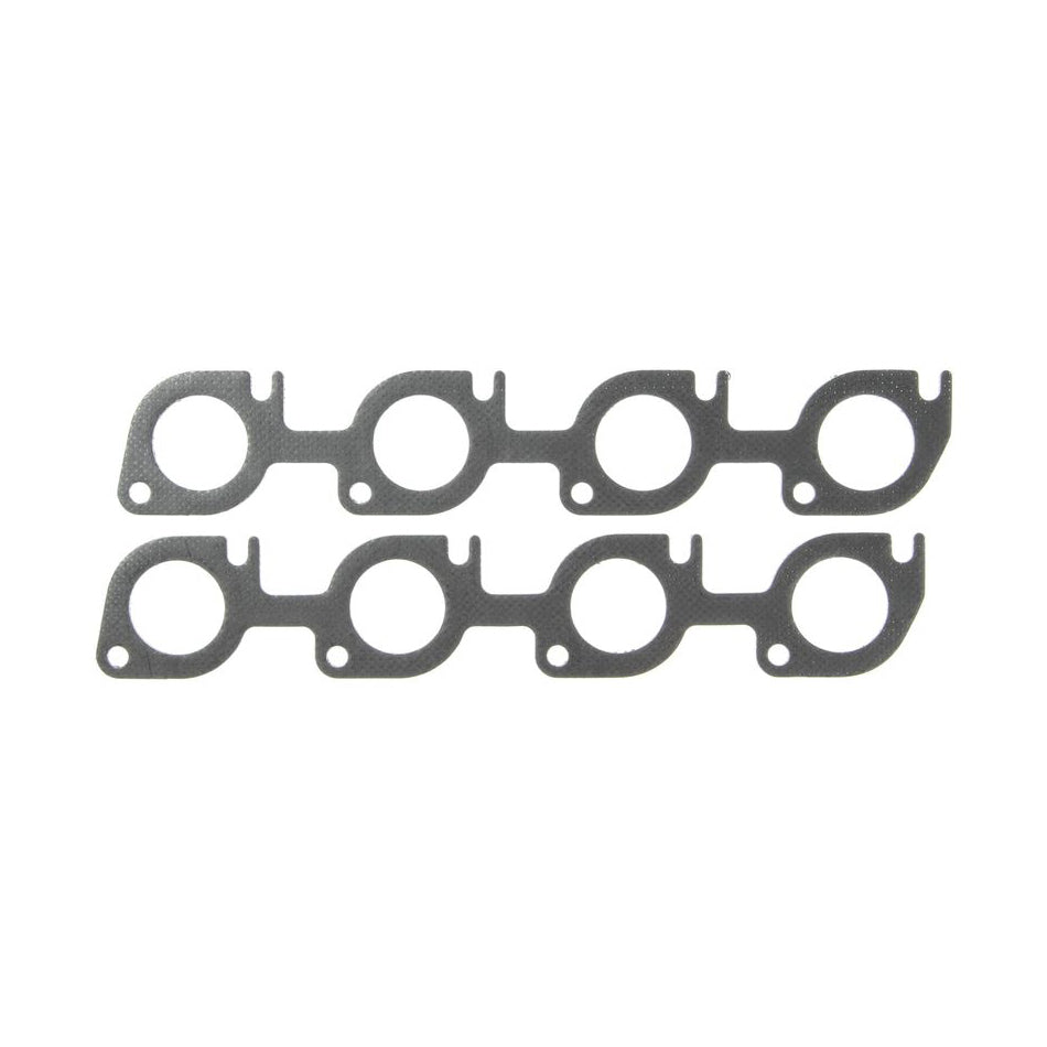 MAHLE ORIGINAL/CLEVITE MS19980 Header Gasket Set for Small Block Chevy, 1.875-Inch Round Port, Steel Core Graphite