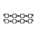 MAHLE ORIGINAL/CLEVITE MS19999 Exhaust Header Gasket Set for Small Block Ford, Oval Port, 1.60 x 1.78 Inches, Steel Core Graphite