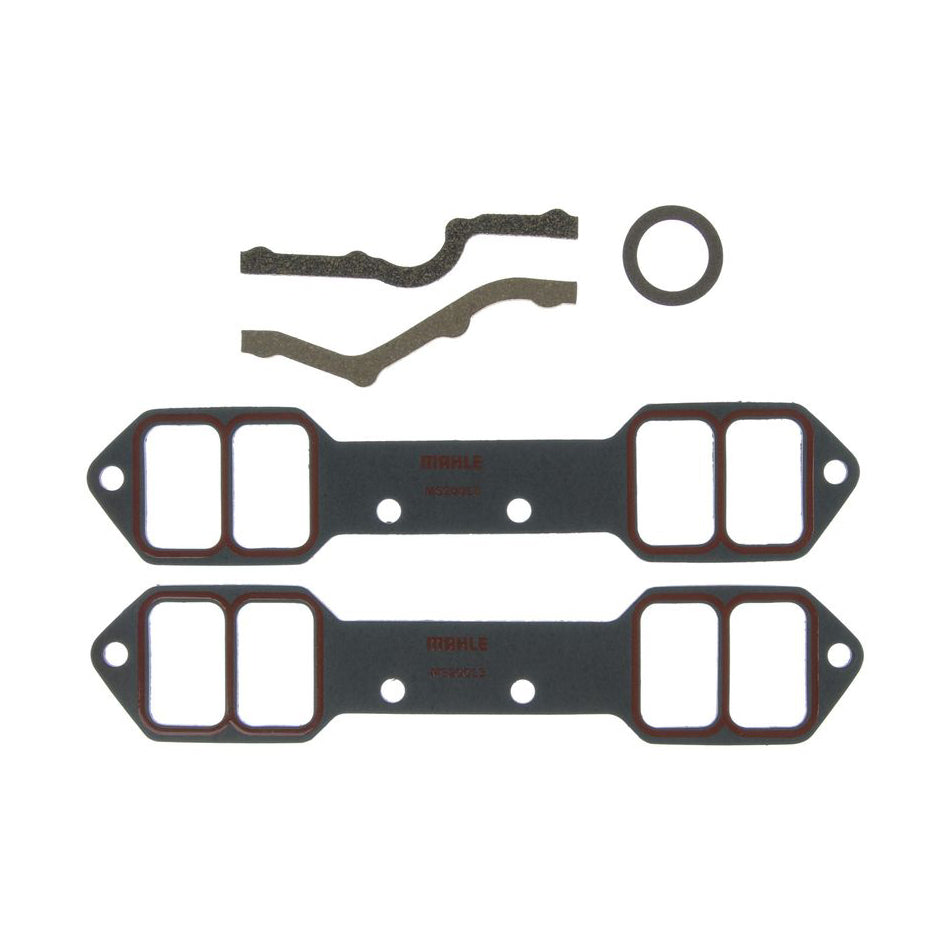 Mahle Original Clevite MS20013 Intake Gasket Set for Small Block Chevy, 0.06 Inch Thick, Rectangular Port 1.365 x 2.195 Inch