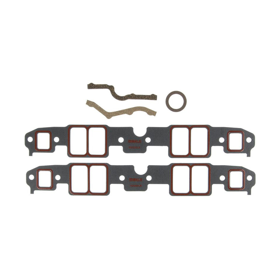 Mahle Original MS20019 Intake Gasket Set for Small Block Chevy with Rectangular Ports, 0.06 Inch Thickness