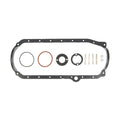 MAHLE ORIGINAL CLEVITE OS32496B Oil Pan Gasket Set for Small Block Chevy 1986-1991 with Steel Core Rubber Seal