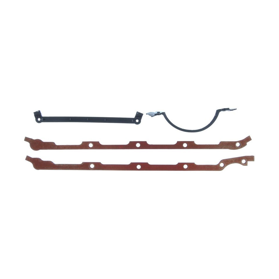 MAHLE ORIGINAL/CLEVITE OS32513 Oil Pan Gasket Set for Big Block Chevy Gen 4 with Notched Side Rail