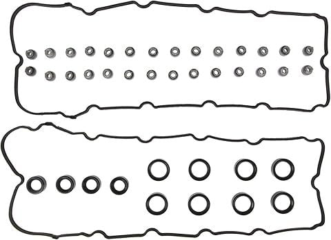 MAHLE ORIGINAL/CLEVITE Valve Cover Gasket Set for Ford 5.0L, 0.34 Inch Thick, Rubber Seal, Perimeter Bolt