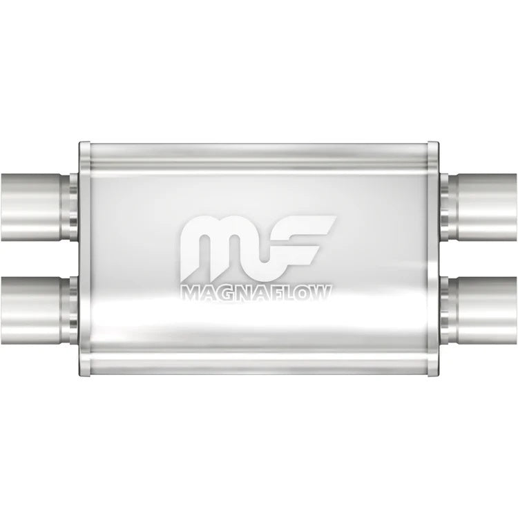 MagnaFlow Performance Exhaust 11386 Stainless Steel Dual Inlet and Outlet Muffler