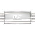 MagnaFlow Performance Exhaust MAG12468 Stainless Muffler with Dual 2.5-Inch Inlets and Outlets