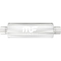 MagnaFlow Performance Exhaust Muffler 12773 Stainless Steel 4 Inch Center Inlet and Outlet