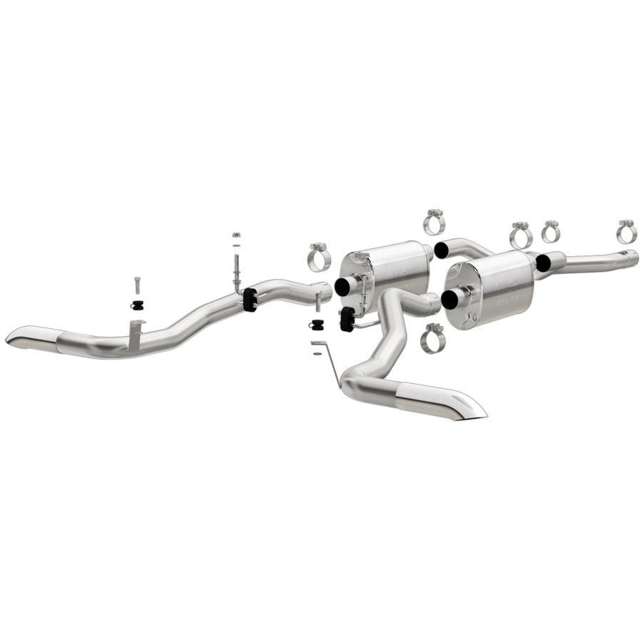 MagnaFlow Performance Exhaust 15344 Street Series Header-Back Dual Side Exit for Small Block Ford Vehicles