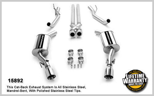MagnaFlow Performance Exhaust 15892 Street Series Cat-Back System for Pontiac GTO 2005-2006 with 2.5-Inch Diameter and 4-Inch Tips